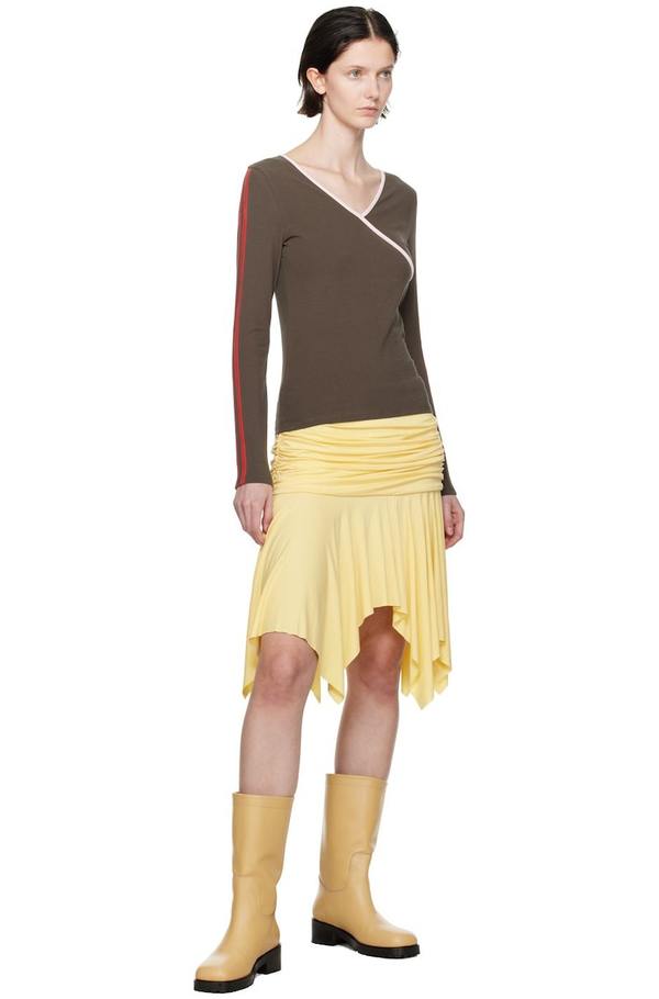 Paloma Wool Rosemary Long Sleeve T-Shirt - Brown | Garmentory
