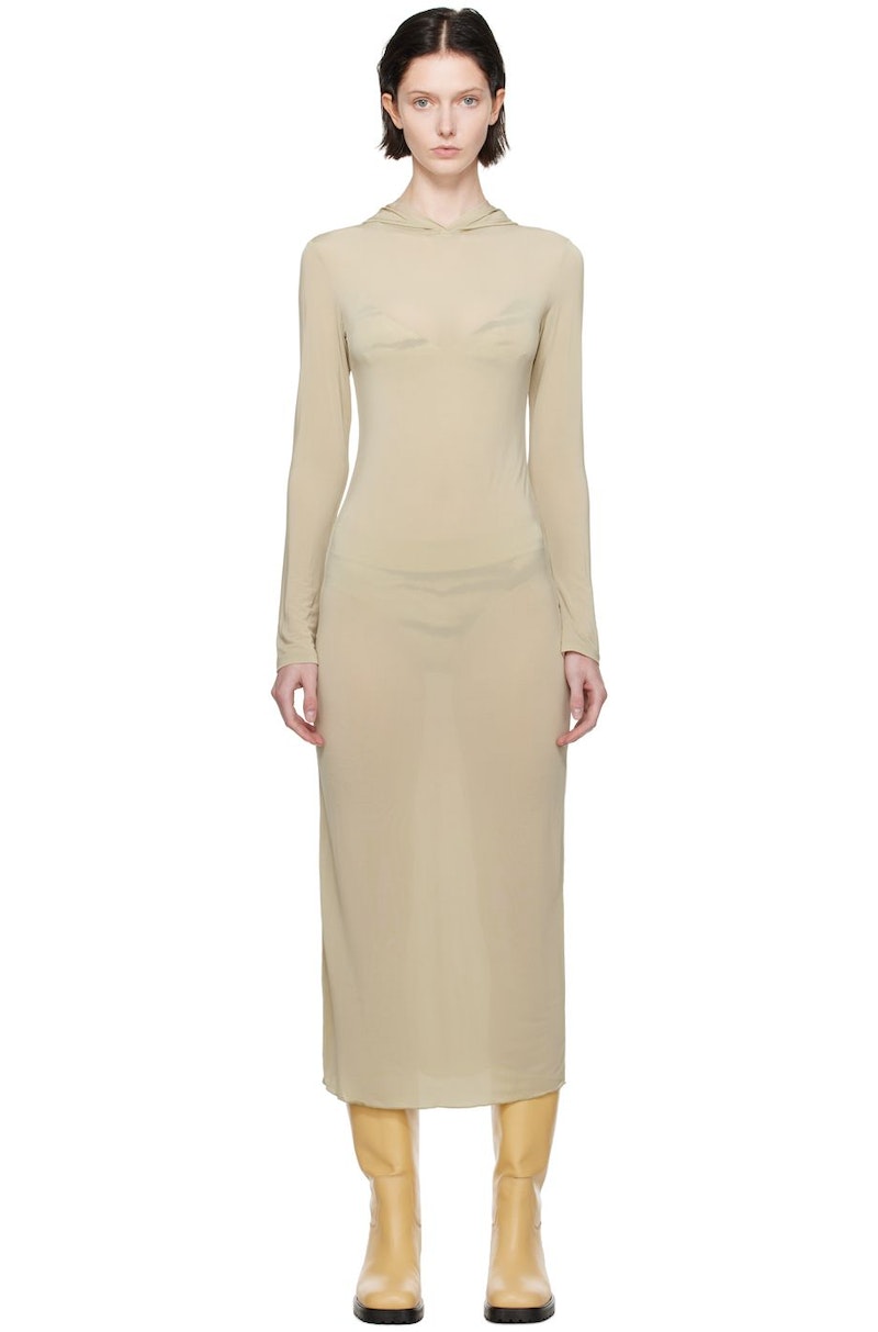 Paloma Wool Mob Midi Dress - Beige | Garmentory