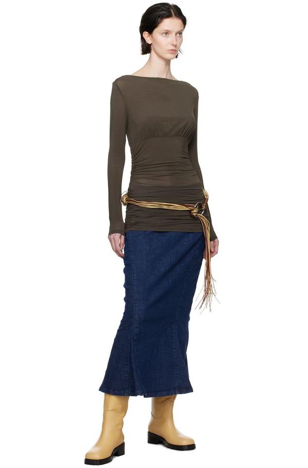 Paloma Wool Emanuel Denim Maxi Skirt - Indigo | Garmentory