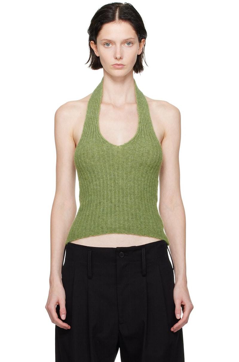 Paloma Wool Green Ploraire Tank Top - Light khaki | Garmentory