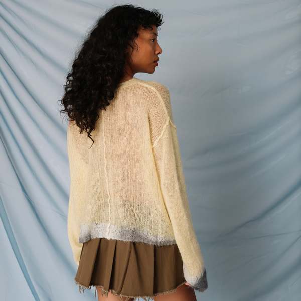ECKHAUS LATTA Composition Sweater - Sand | Garmentory