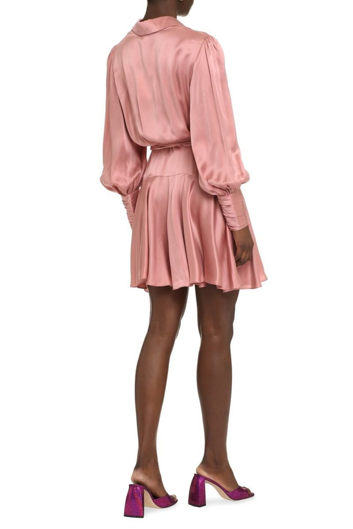 Zimmermann SILK WRAP-DRESS - Pink | Garmentory