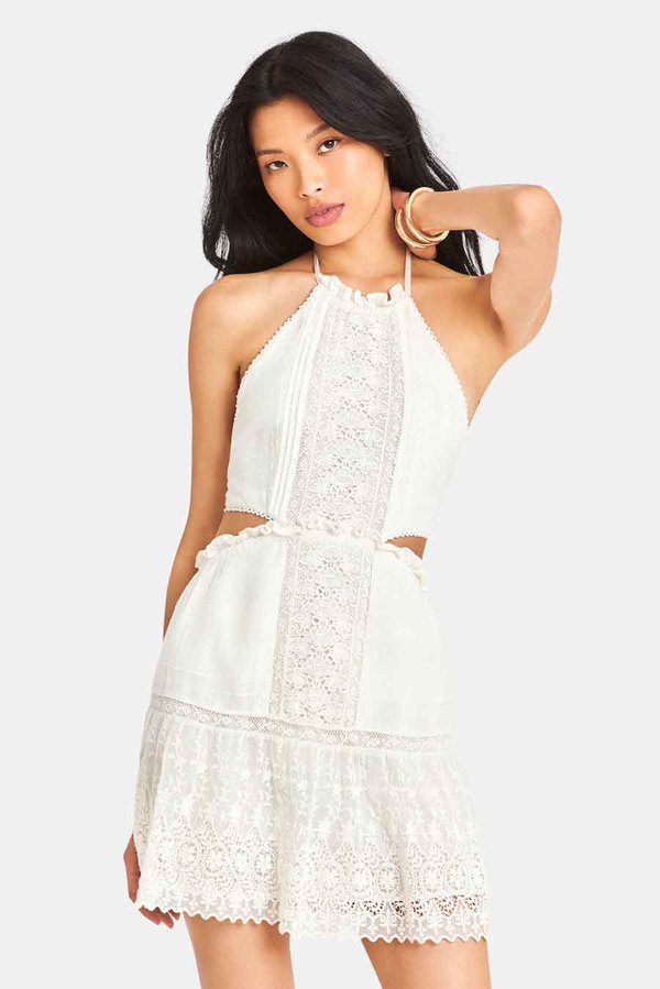 kesia ivory mini dress LoveShackFancy - White Long Sleeve Toddler Dress