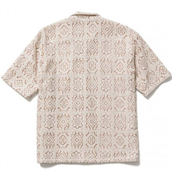 INDIA INDUSTRY Clover Lace Shirt　新品 ROYAL_-_SHINE_-_60_-
