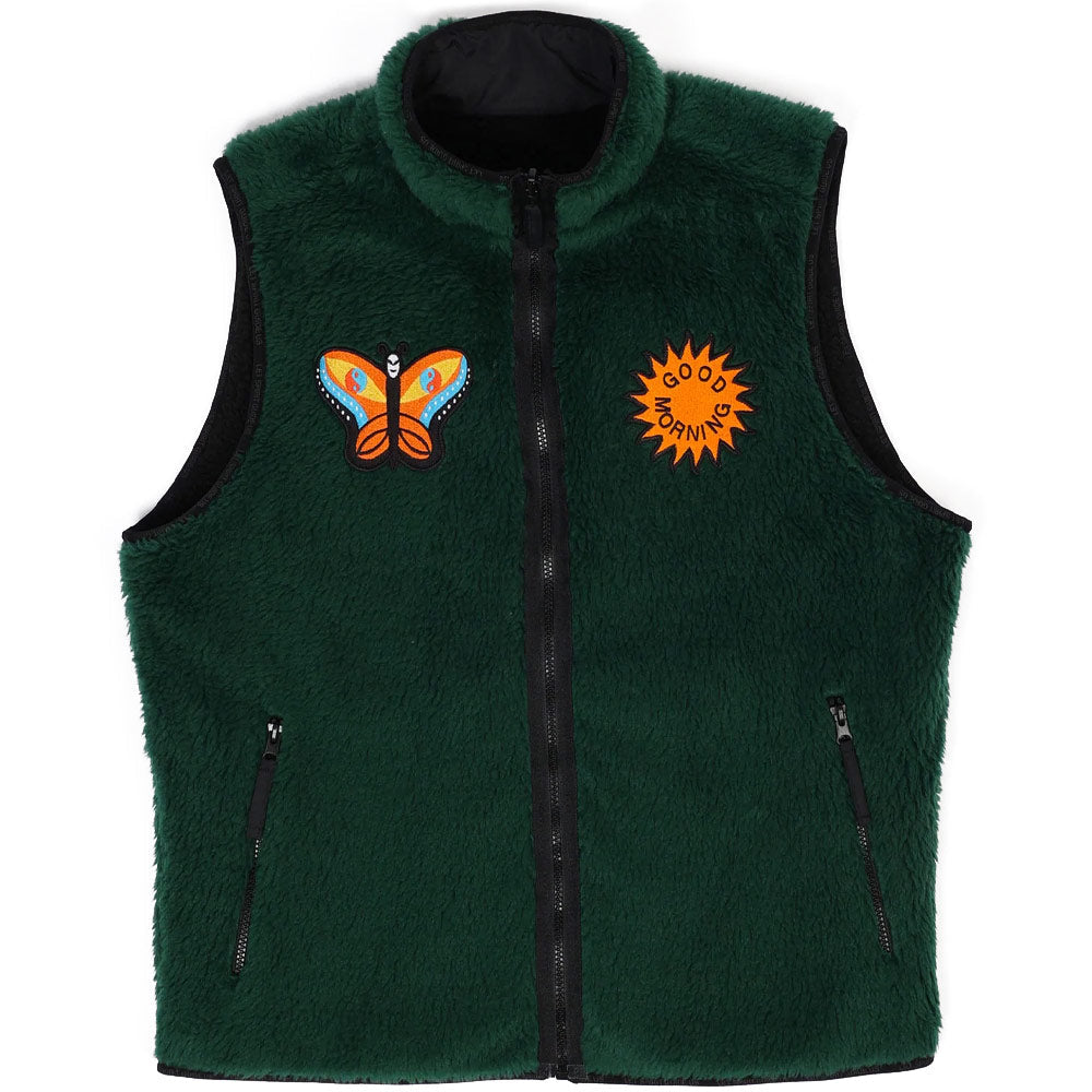 GOOD MORNING TAPES LSD World Peace Reversible Zip Thru Vest 