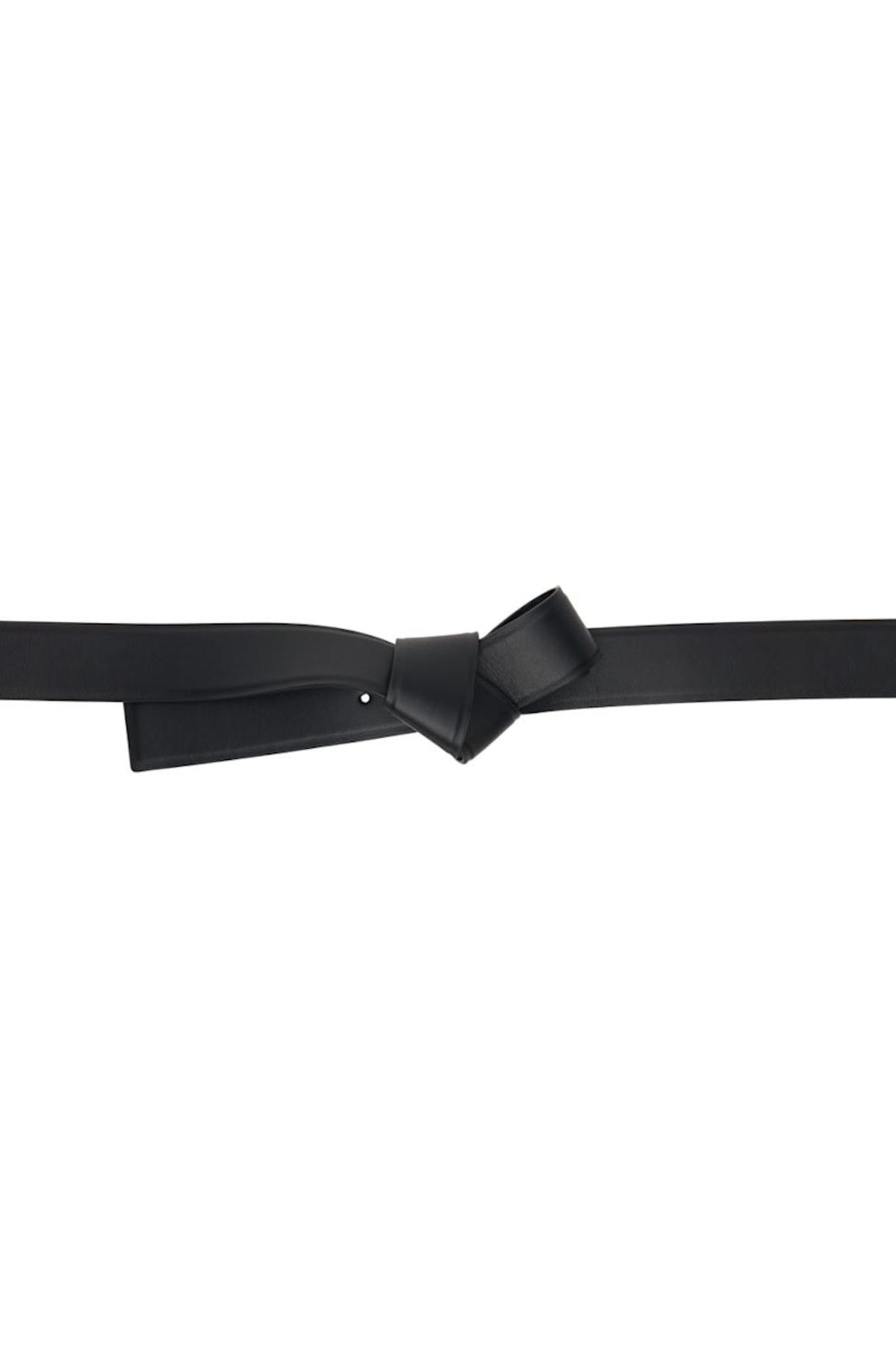 Acne Studios Musubi Belt - Black | Garmentory