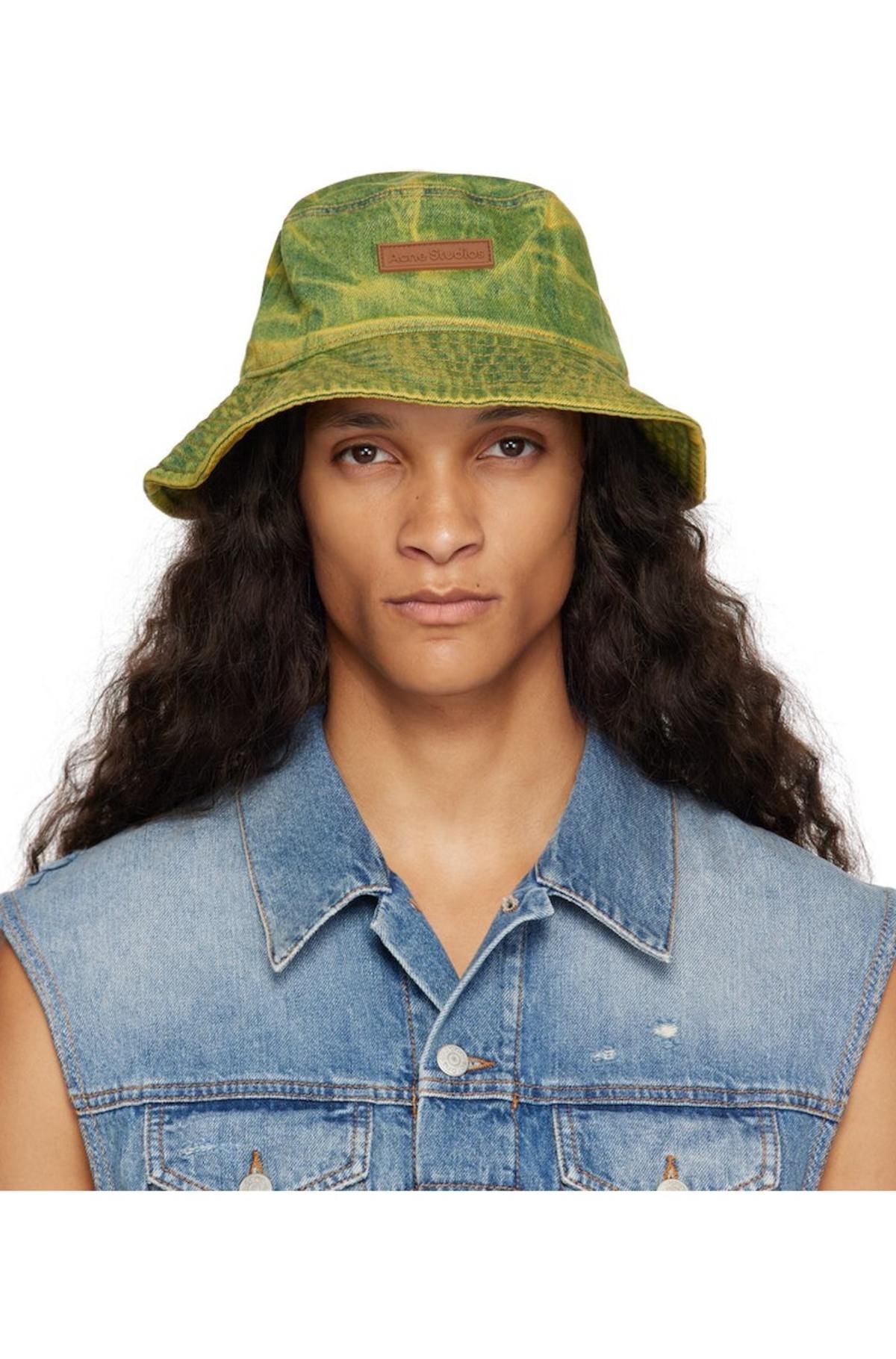 【ACNE STUDIOS】Twill Bucket Hat/追跡+関税+全国送料込み Cotton twill bucket hat in black - Acne Studios | Mytheresa