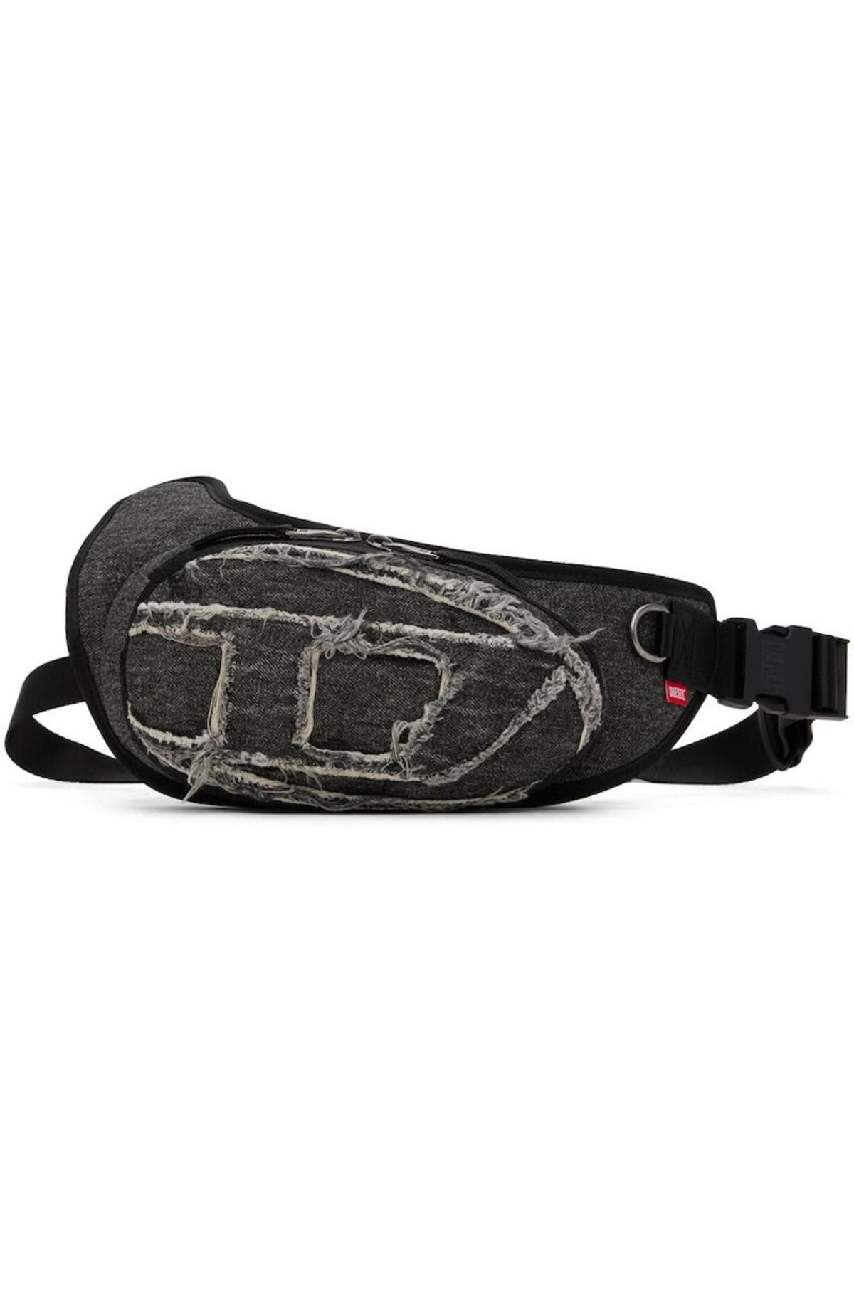 【DIESEL】1DR-POD CROSSBODY Men's 1DR-Pod-Hard shell sling bag | Black | Diesel