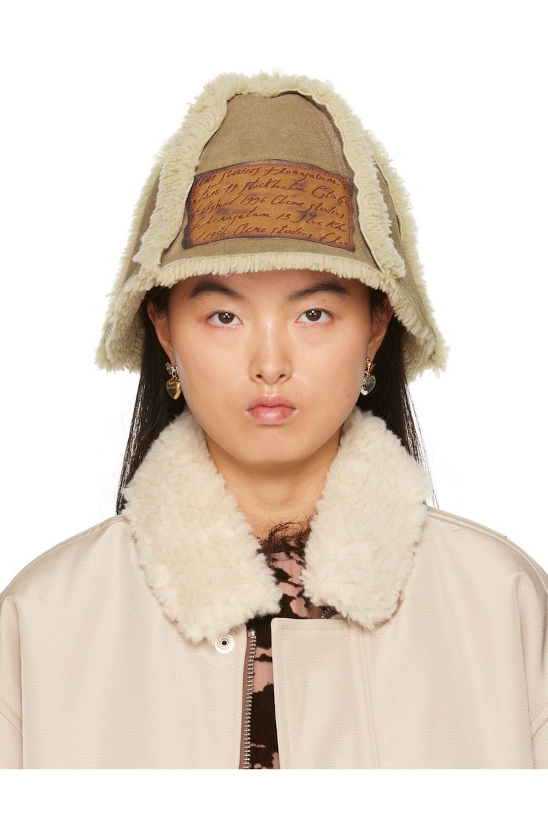 acne studios フラッフィーハット ベージュ acne studios フラッフィーハット ベージュ
