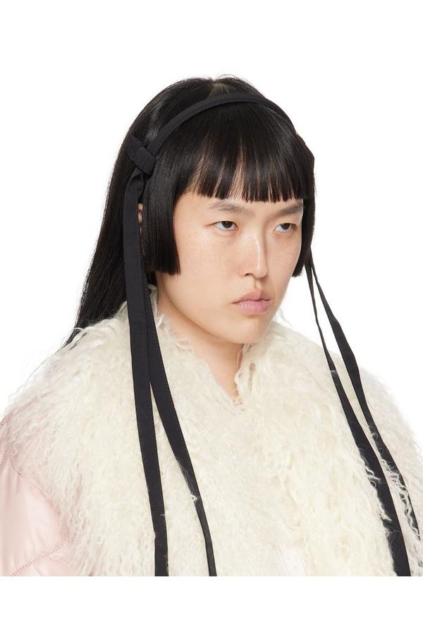Sandy Liang Black Recital Headband | Garmentory