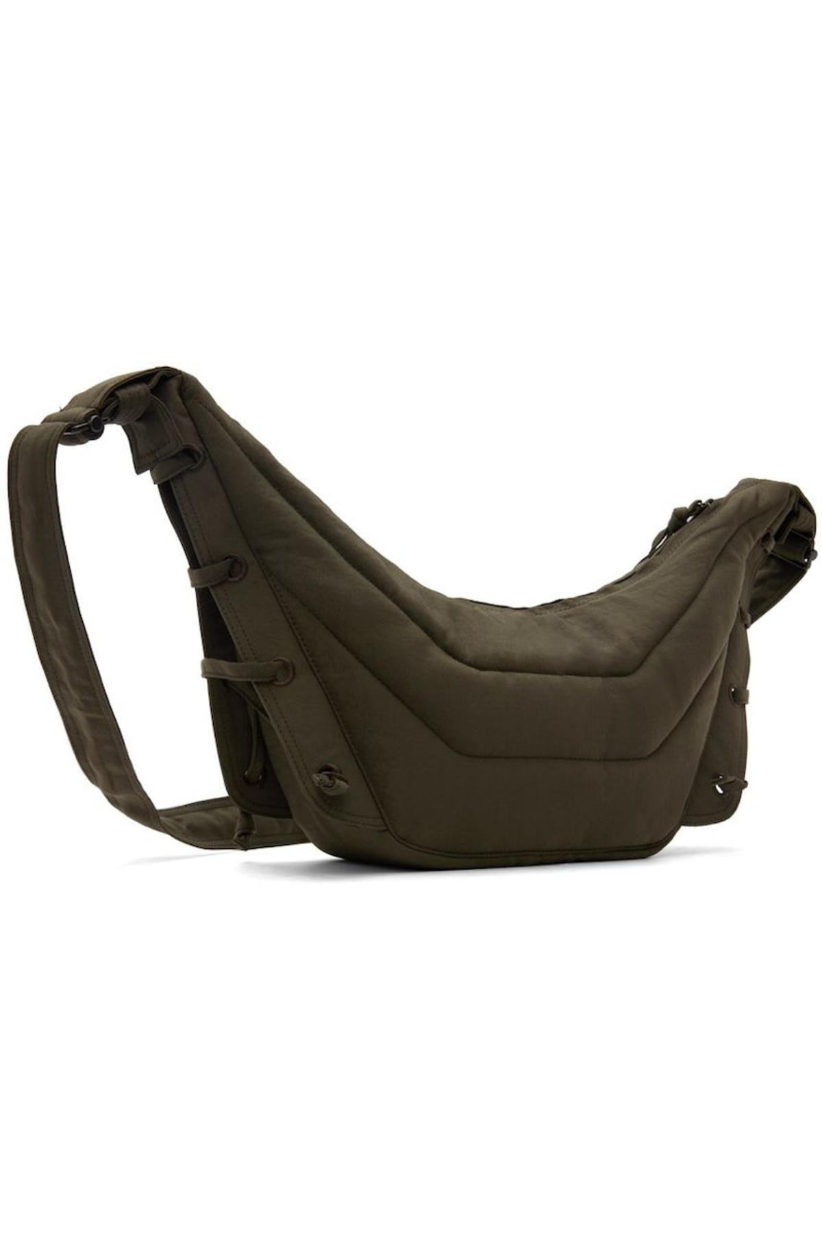 LEMAIRE SSENSE Exclusive Brown Small Soft Game Bag | Garmentory