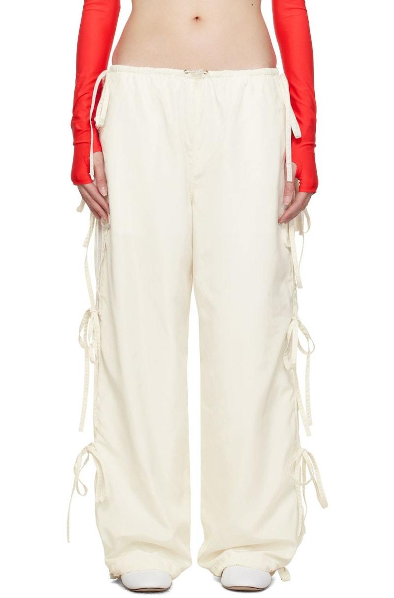 Sandy Liang Cam Pants ロンハーマン RHC Sandy Liang - Cam Pants - Red | available at LCD