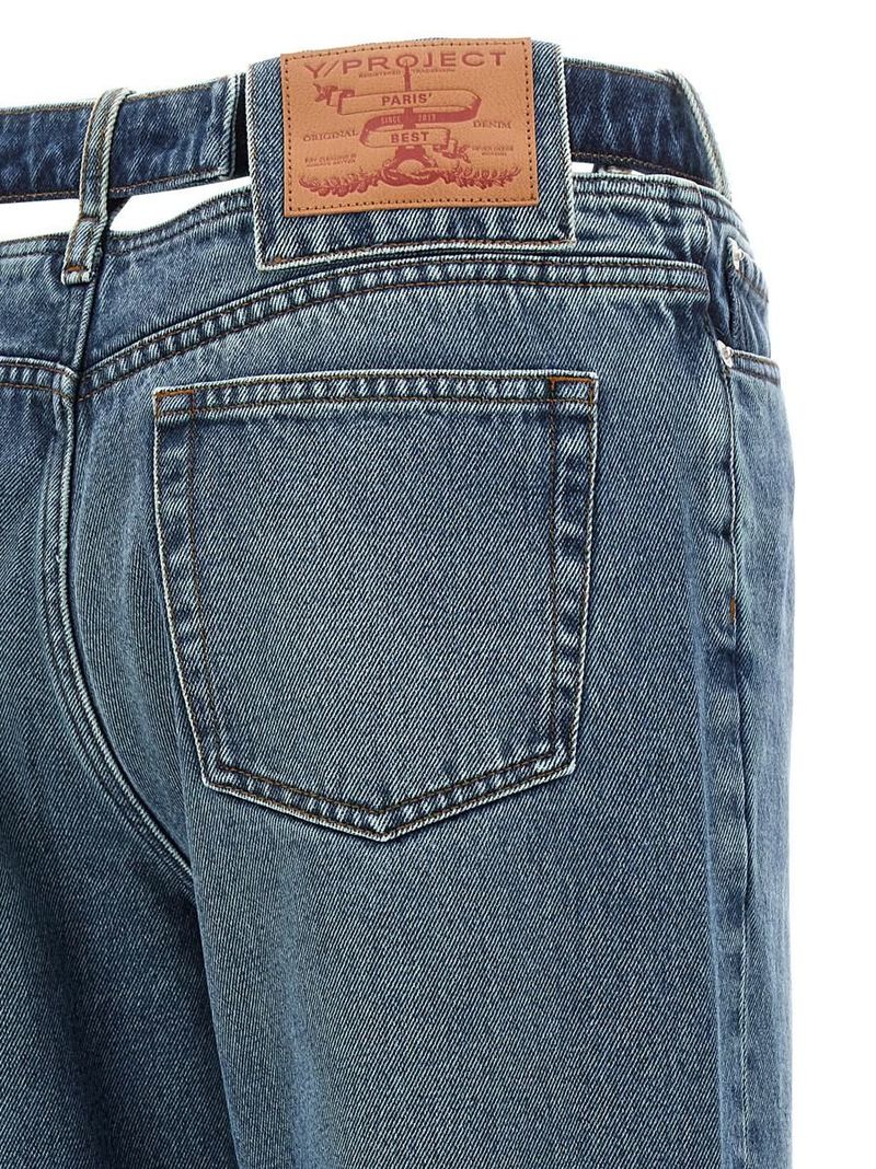 Y/PROJECT 'Evergreen y belt' jeans | Garmentory