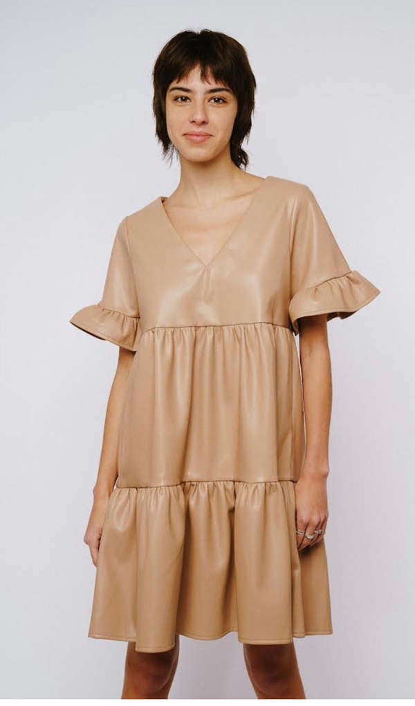 Ciebon Ashlyn Vegan Leather Dress | Garmentory
