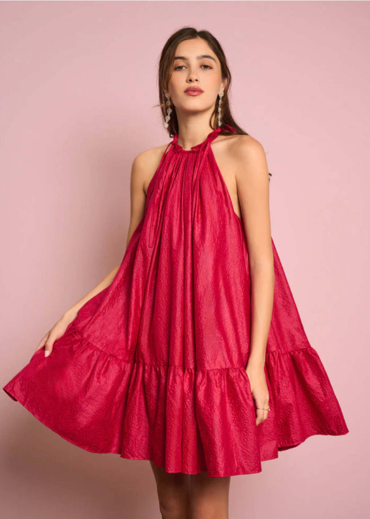 Sister Jane Halter Dress - Carnelian - Image 1 of 4