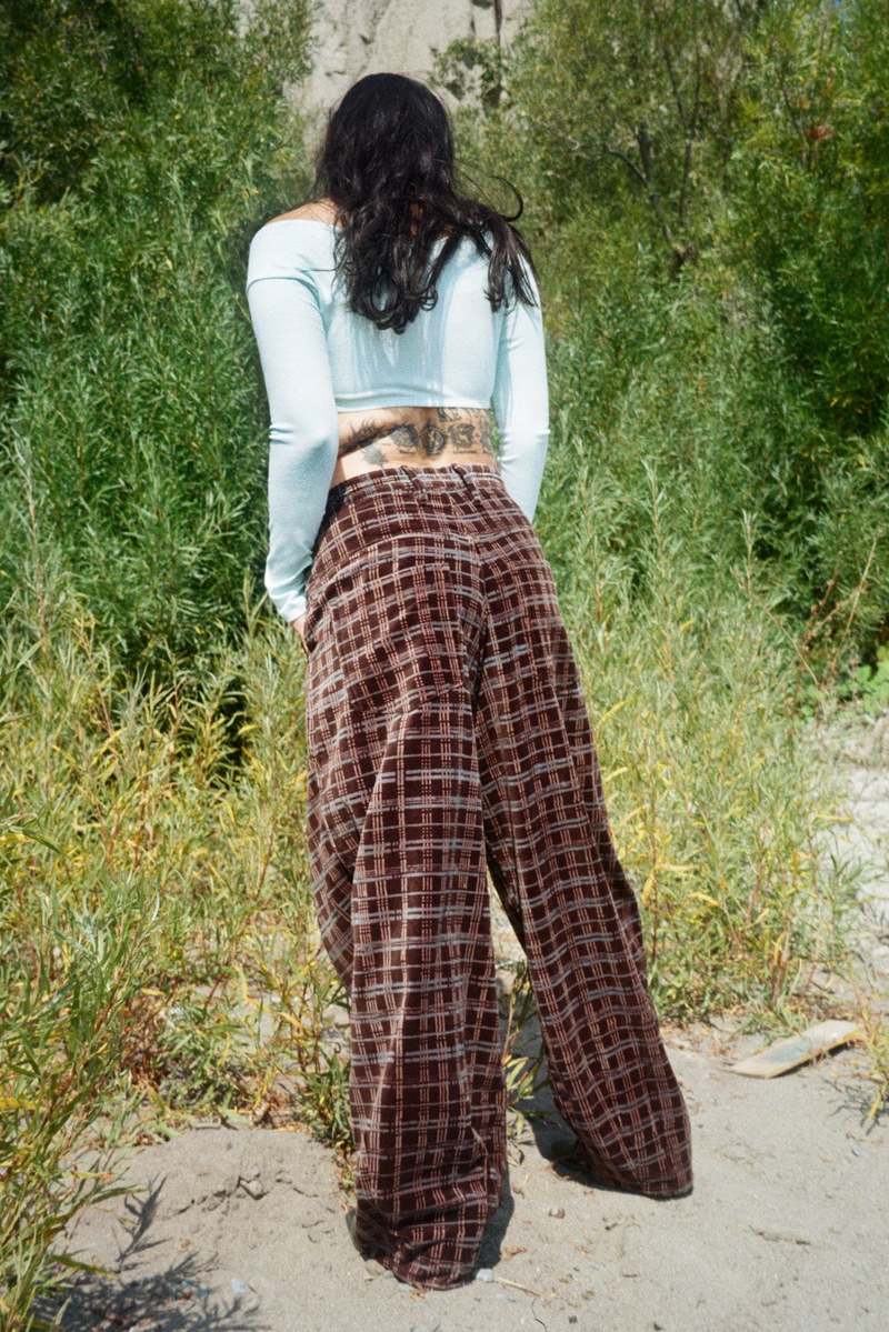 Story Mfg. Lush Pants - Mountain Grid Velvet | Garmentory