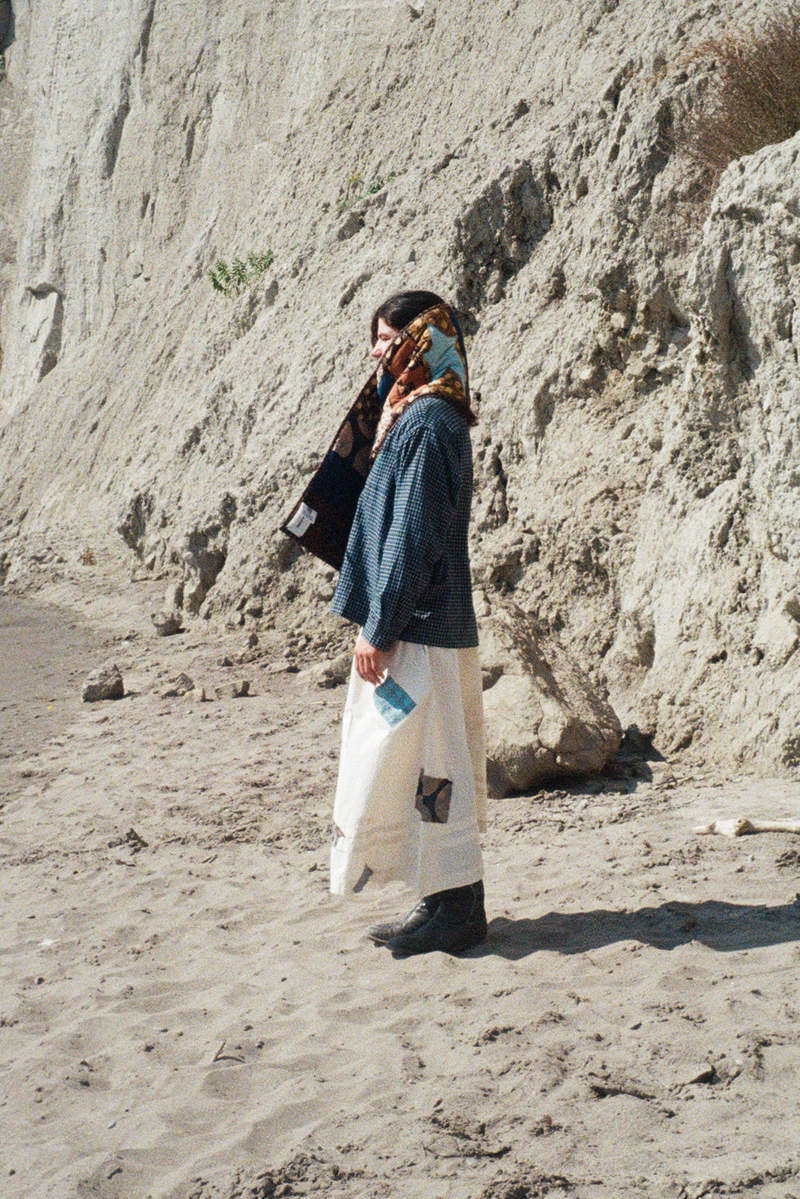 Story Mfg. Todash Skirt - Ecru Scatter Patch