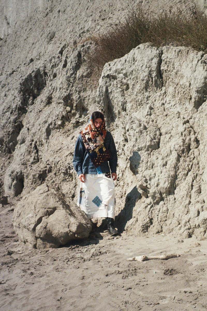 Story Mfg. Todash Skirt - Ecru Scatter Patch