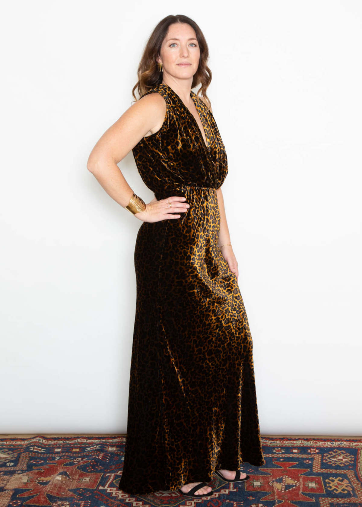 Mes Demoiselles Velvet Travis Dress - Leopard | Garmentory