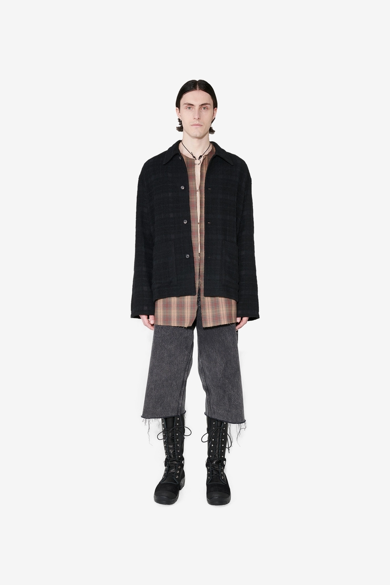 新品 OUR LEGACY HAVEN JACKET Pankow Check Our Legacy - Haven Jacket Black Pankow Check