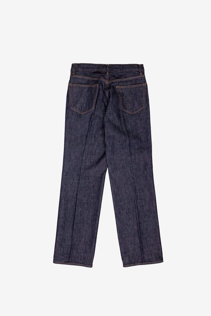 Auralee Hard Twist Denim 5P Pants - Indigo | Garmentory