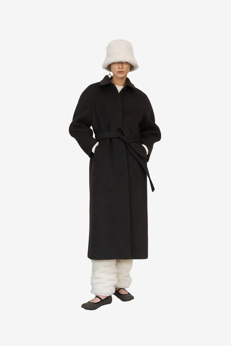 【AMOMENTO】23fw HOURGLASS LONG COAT AMOMENTO Hourglass Long Coat | Garmentory