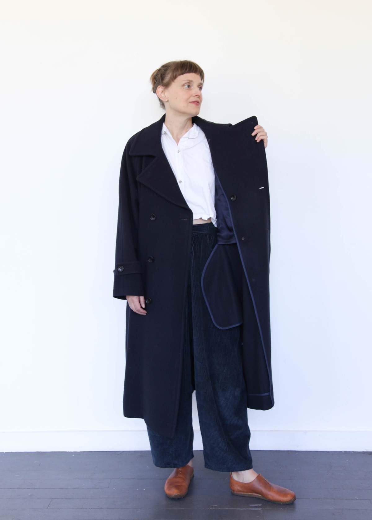 BJ19934 Trenchcoat - Navy