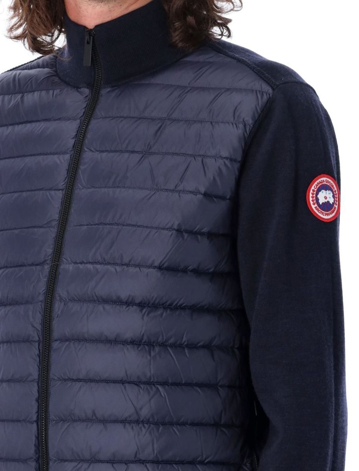 Canada Goose CG HyBridge knit packable jacket - Navy | Garmentory