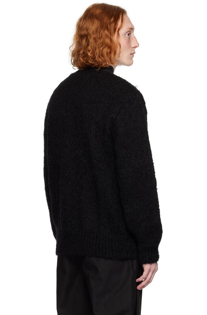 AMOMENTO Grandpa Cardigan - Black | Garmentory