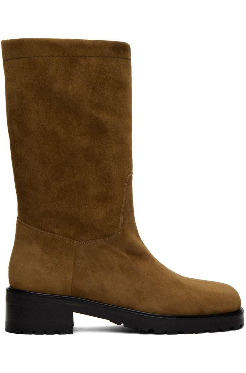 Maryam Nassir Zadeh Brown Belmont Boots - Redwood | Garmentory