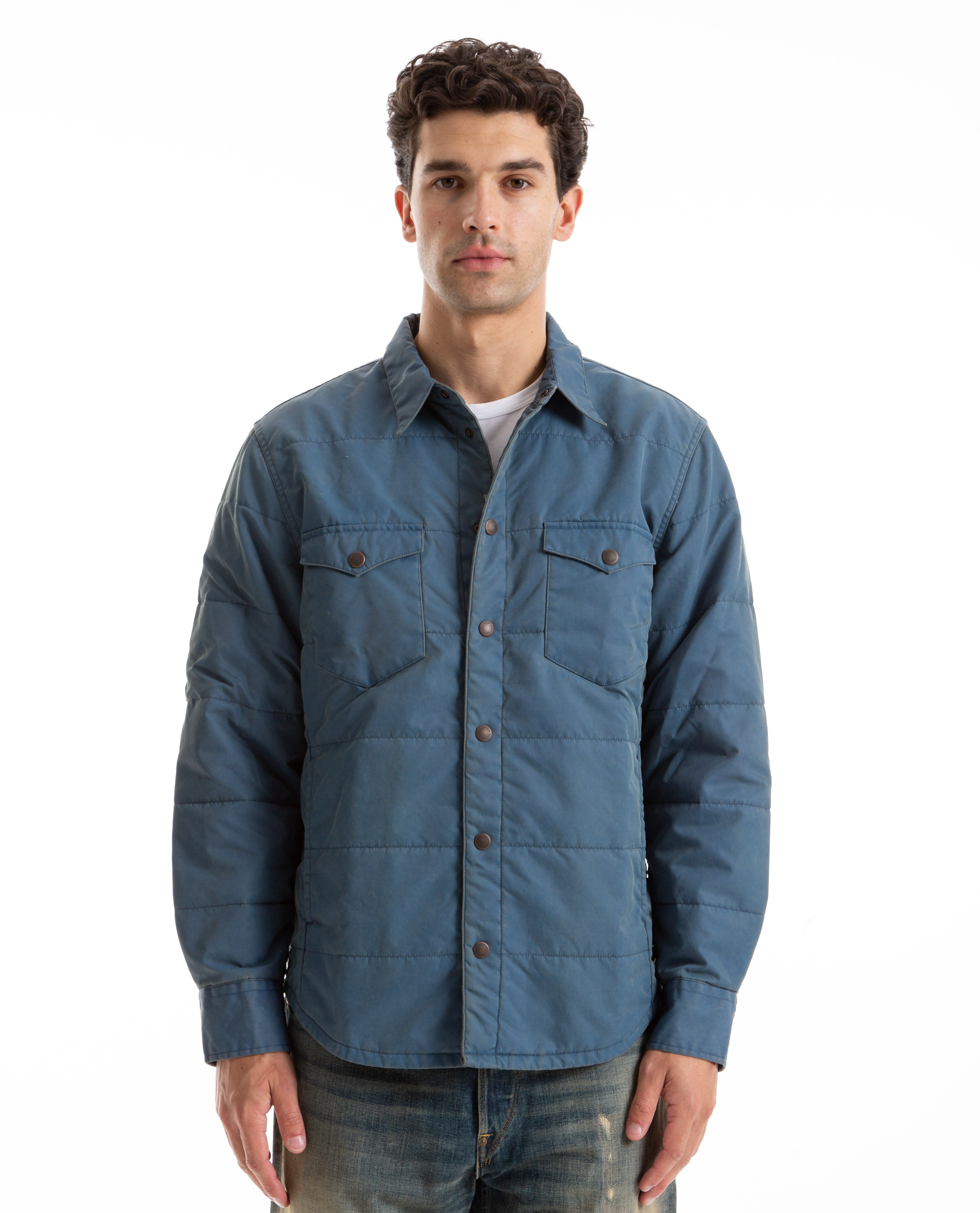 RRL Western Overshirt - Blue | Garmentory