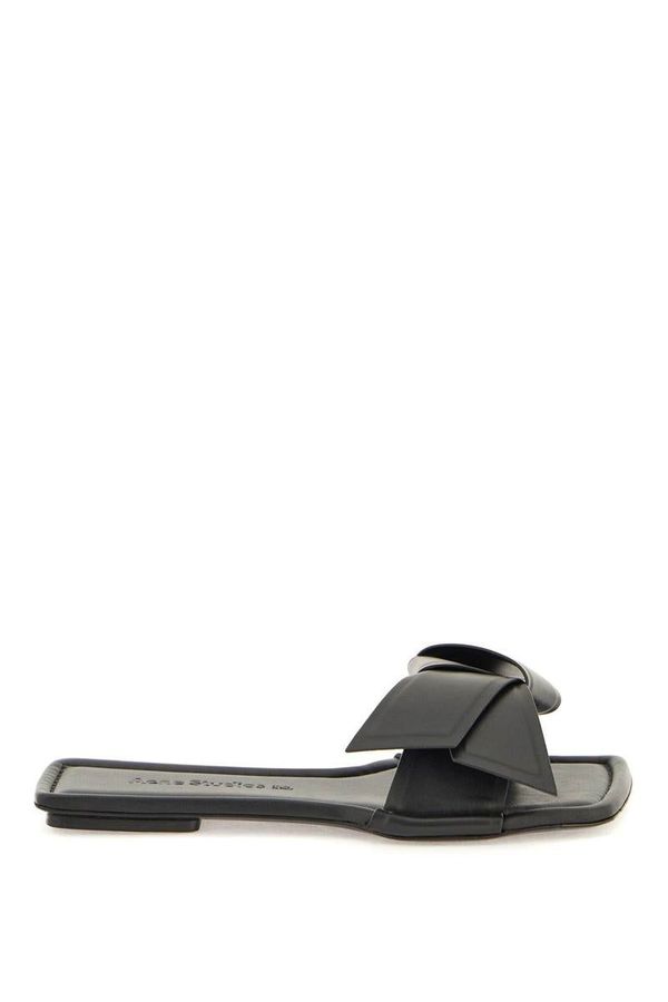 Acne Studios Musubi Slides - Black | Garmentory