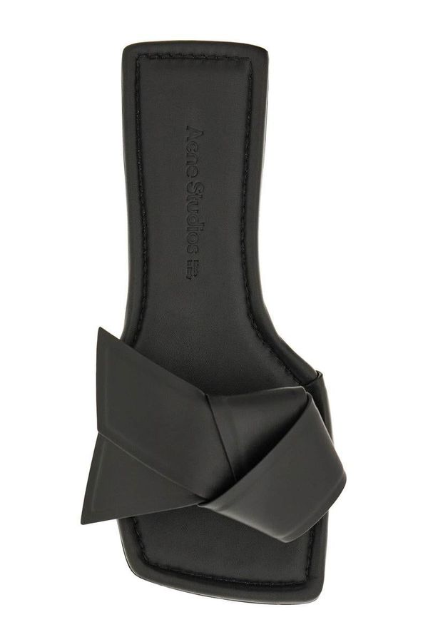 Acne Studios Musubi Slides - Black | Garmentory