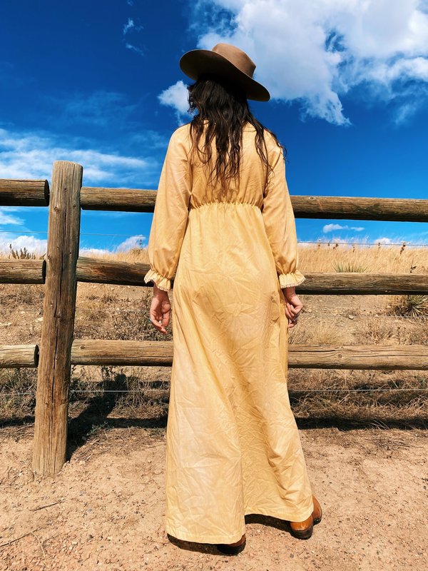 VIntage 1970 HONEYSUCKLE PRAIRIE Nightgown DRESS  XS/S | Garmentory