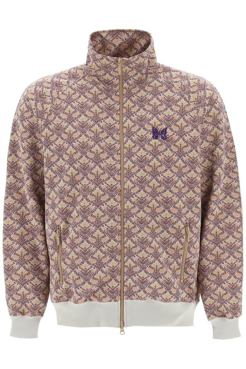 Needles-high-neck-jacquard-