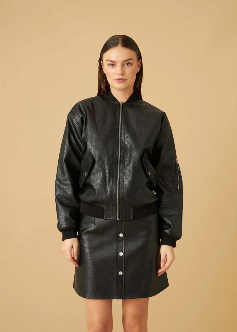ジャケット・アウター Kiki CRAS Kiki bomber jacket - black | Garmentory