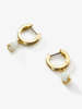 Gold Drop Earrings - Julia Earrings - Thumbnail 5