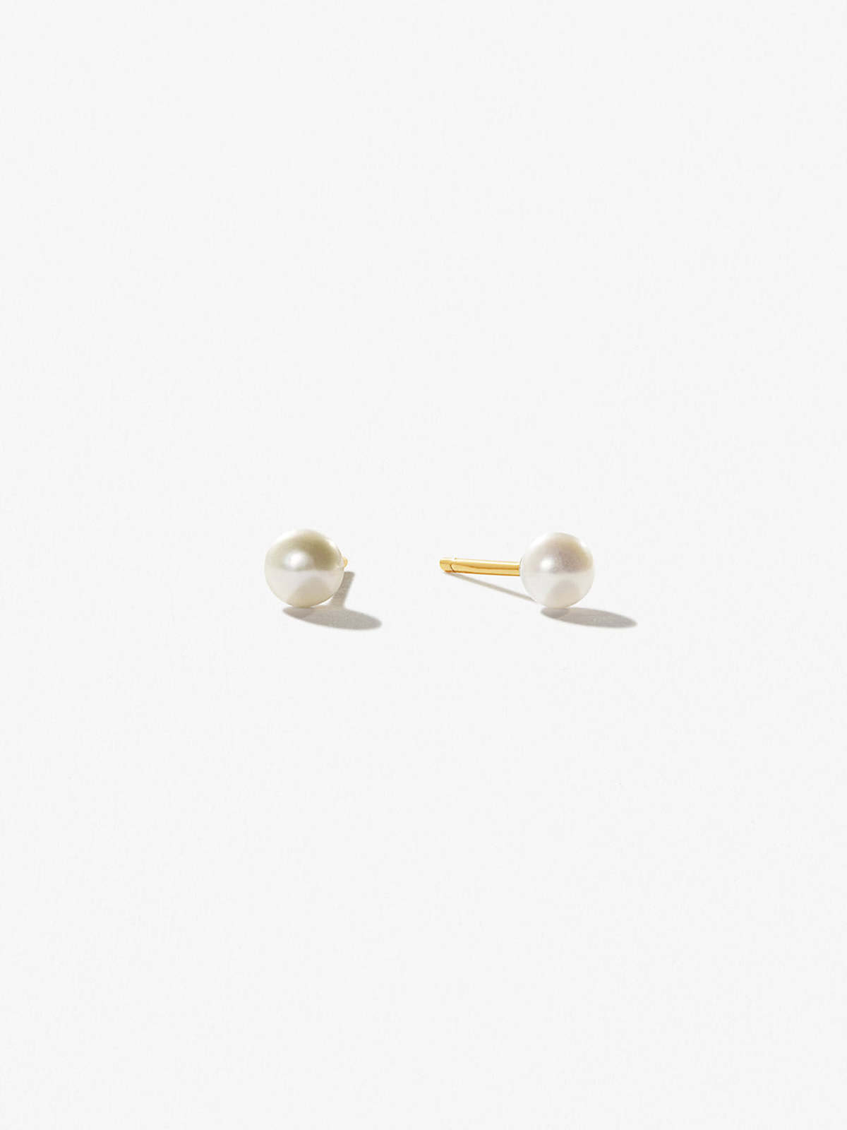 Pearl Stud Earrings - Mini Organic Pearl | Garmentory