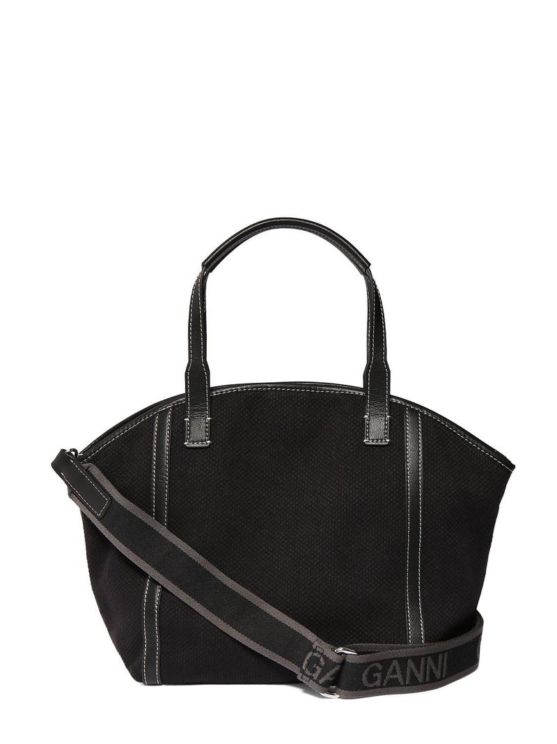 【GANNI】SMALL BANNER TOTE BAG Ganni Banner Small tote bag GANNI