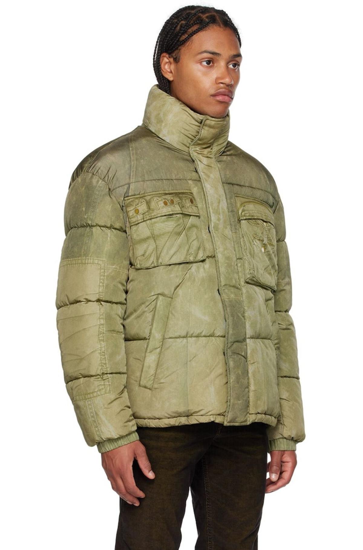 Diesel Khaki W-Rolffus Jacket | Garmentory
