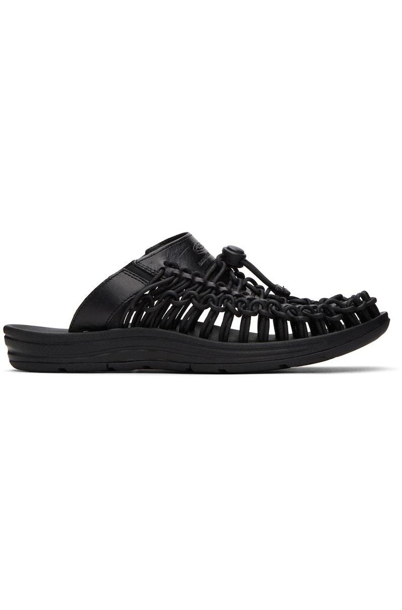 Engineered Garments Black KEEN Edition UNEEK Sandals | Garmentory