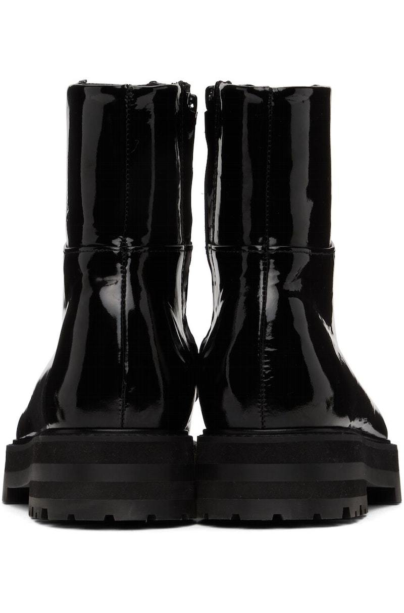 Ernest W. Baker Western Patent Leather Boots ERNEST W. BAKER