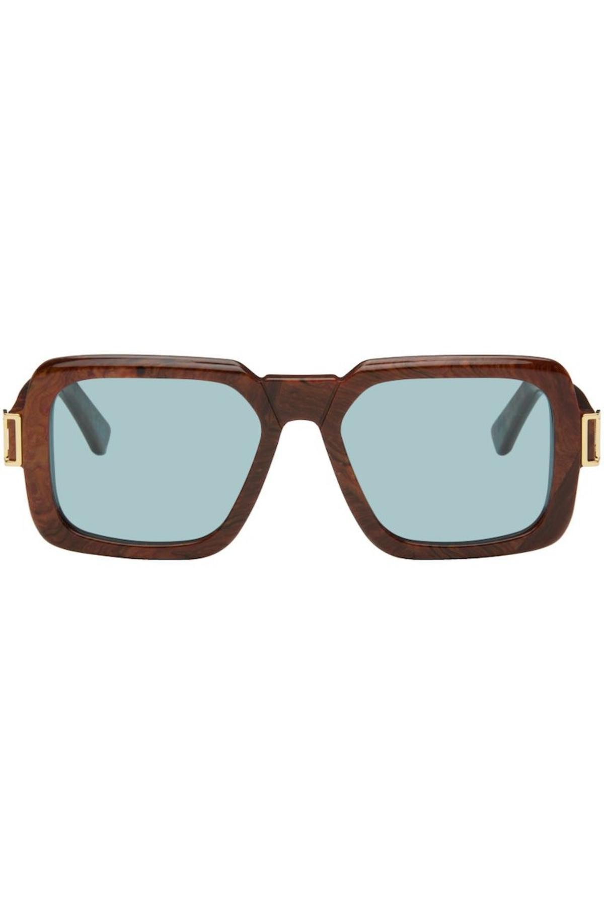 Marni Tortoise Shell Oversized Sunglasses Marni® - Anu Ohia Sunglasses | Specs Collective main image 2