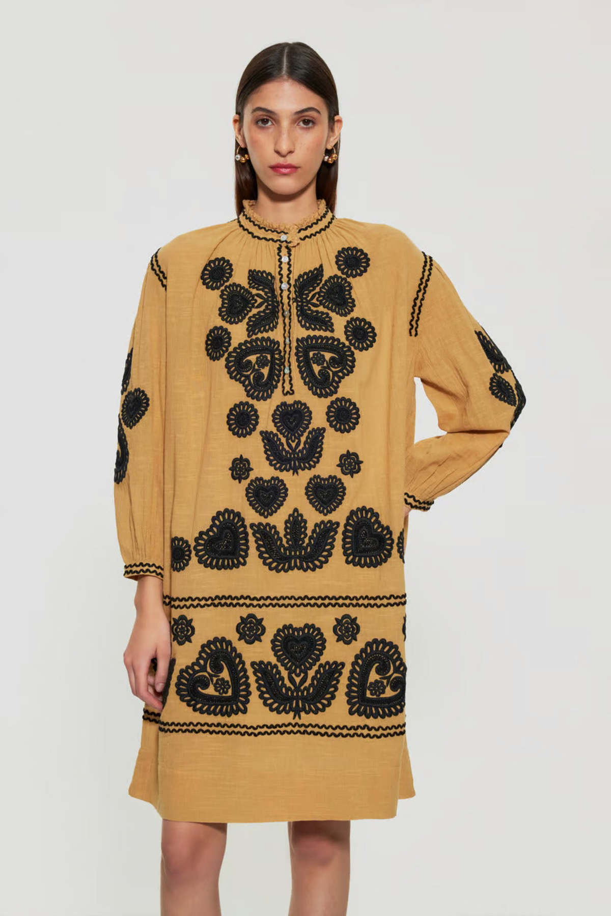 antik batik embroidered dress ANTIK BATIK