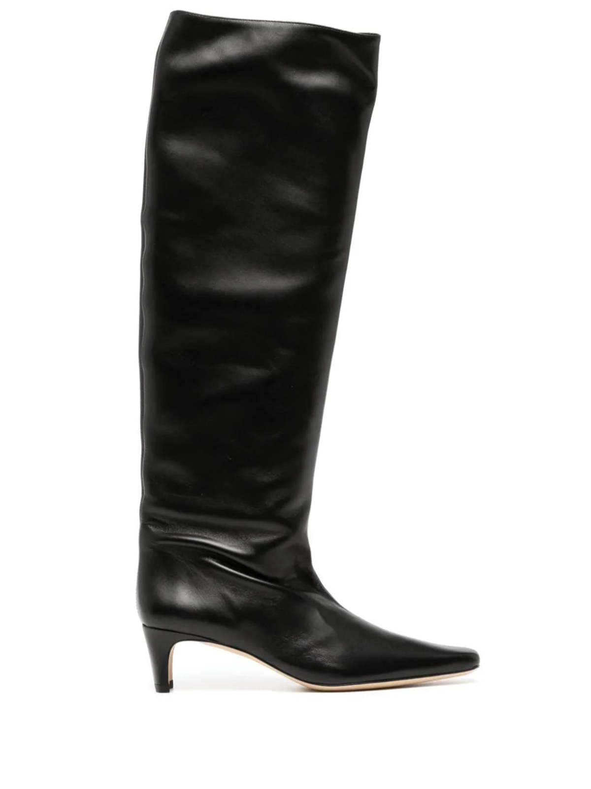 Staud Wally Boot In Leather - Black  - Image 1 of 4