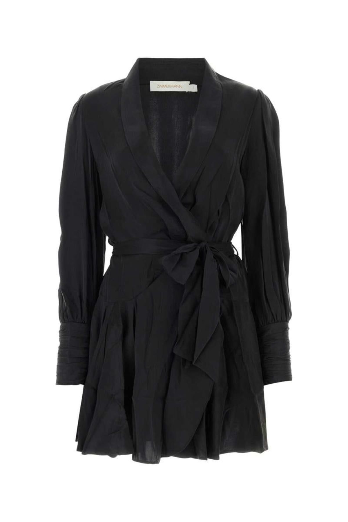 zimmerman black mini dress Shoreline Mini Dress (Black) - CHARCOAL EXCLUSIVE main image 1