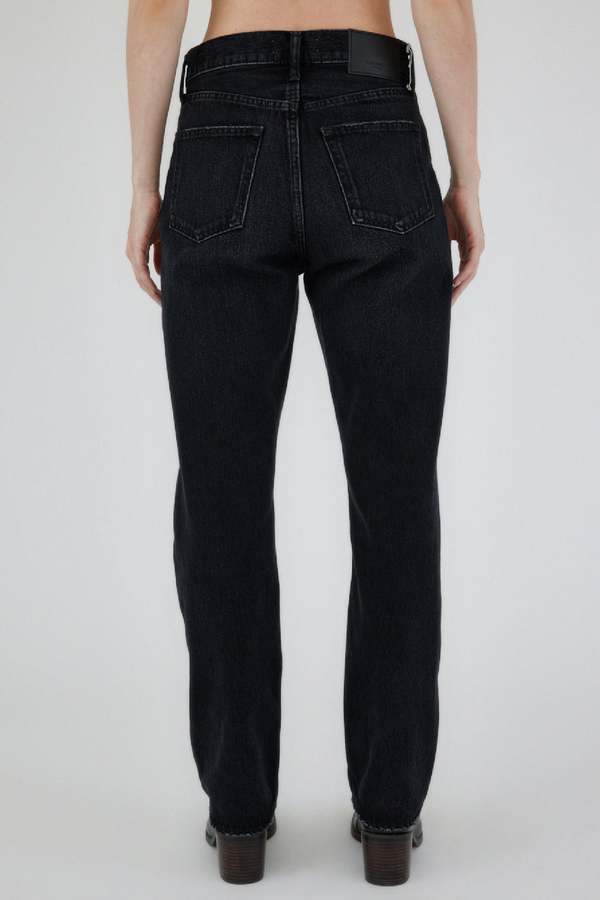 Moussy Murrieta Wide Straight Jean - Black Moussy Murrieta Wide Straight Jean - Black