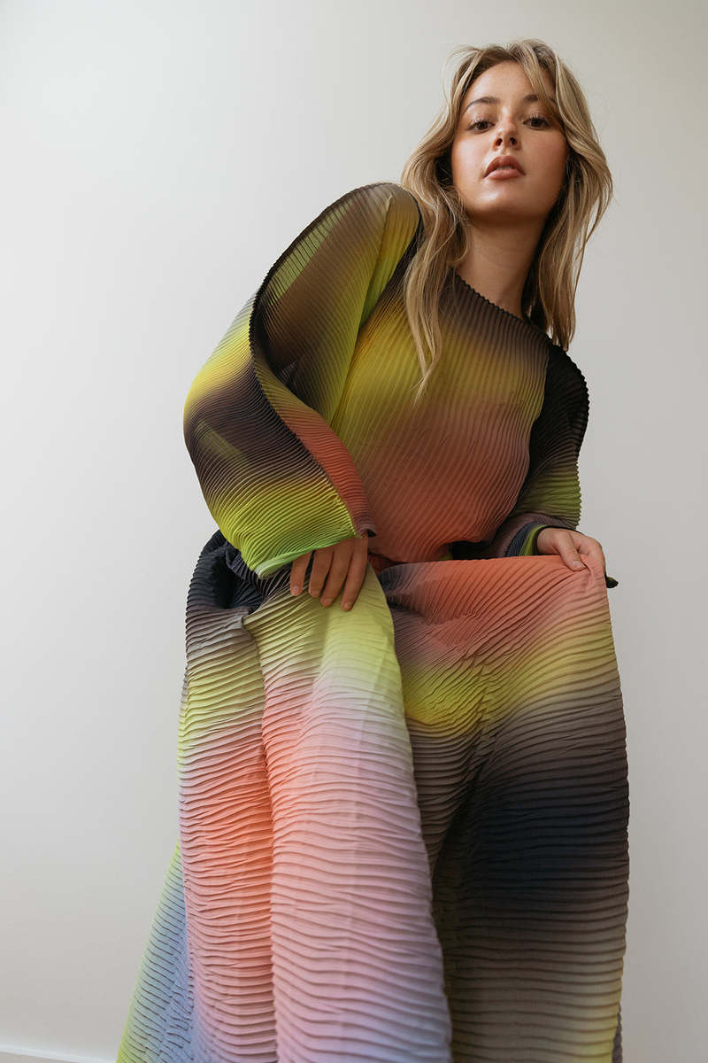 JULIA HEUER ロングスカート　⭐︎ Julia Heuer Gaia Skirt - Rain | Garmentory