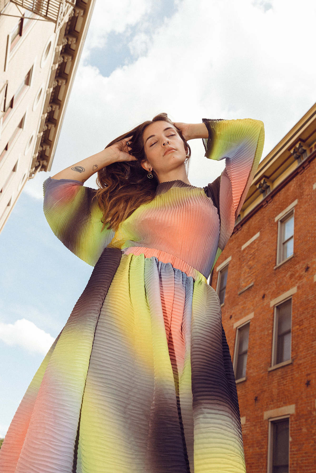 Julia Heuer Gaia Skirt - Rain | Garmentory