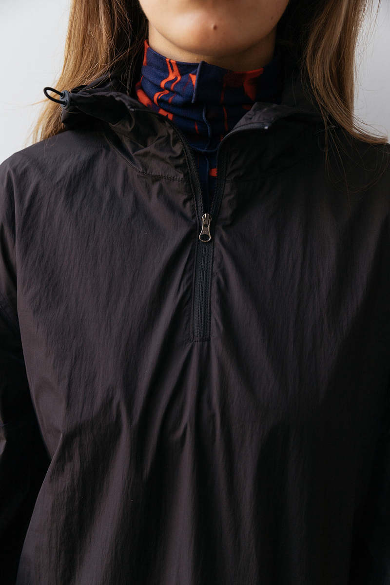 Shirring Hoodie Dress, Black | Garmentory